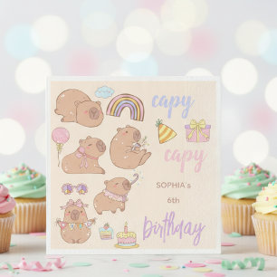 Serviette En Papier Capy capy anniversaire