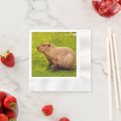 Serviette En Papier Capybara (En situation)