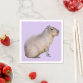 Serviette En Papier Capybara (En situation)