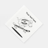 Serviette En Papier Capybara Skateboard Ollie (Coin)