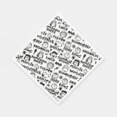 Serviette En Papier Caractères arachide Motif Graffiti (Coin)