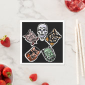 Serviette En Papier Caractères Halloween classiques | Sombre (En situation)
