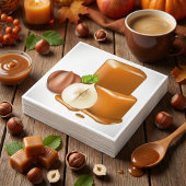 Serviette En Papier Caramel Cubes Papier Naples