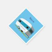 Serviette En Papier Caravan Camper RV Thunder_Cove (Coin)