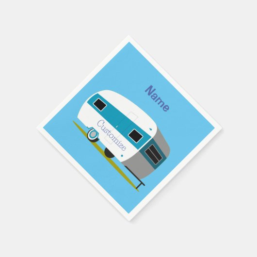 Serviette En Papier Caravan Camper RV Thunder_Cove (Coin)