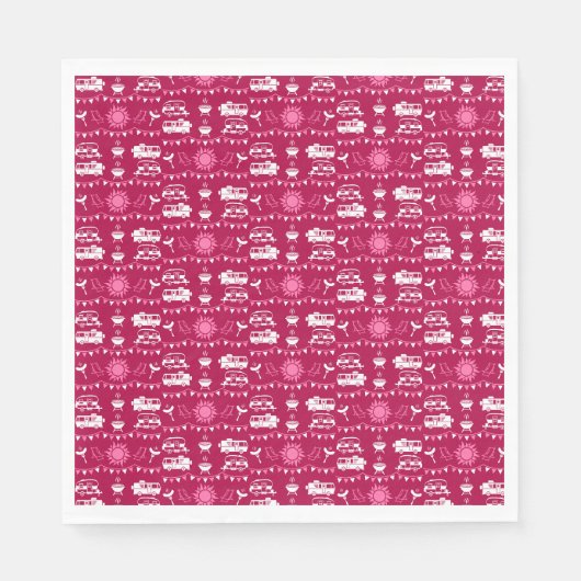 Serviette En Papier Caravan Camping Maison Décor (Devant)