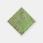 Serviette En Papier Carcassone Board Napkins (Coin)