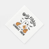 Serviette En Papier Cardiac Crew Funny Boo-Ghost Citrouille (Coin)