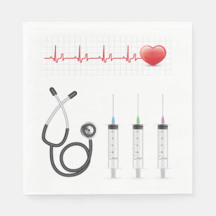 Serviette En Papier Cardiaque santé cardiaque Médicale