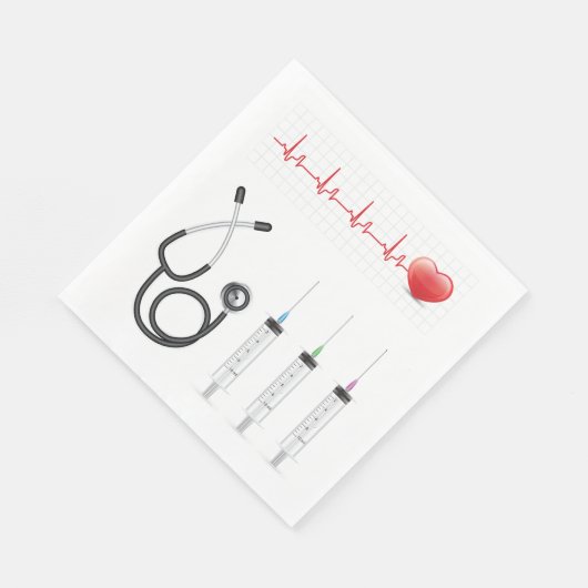 Serviette En Papier Cardiaque santé cardiaque Médicale (Coin)