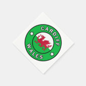 Serviette En Papier Cardiff Wales (Coin)