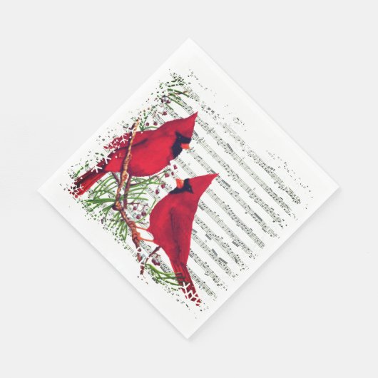 Serviette En Papier Cardinal (Coin)
