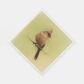 Serviette En Papier Cardinal des femmes (Coin)