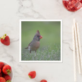 Serviette En Papier Cardinal Napkin (En situation)