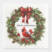 Serviette En Papier Cardinal Papier Napkin (Devant)