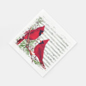 Serviette En Papier Cardinaux (Coin)