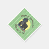 Serviette En Papier Caricature de gros gorilles amusante (Coin)