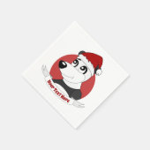 Serviette En Papier Caricature de Noël avec de mignonnes serviettes en (Coin)