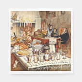 Serviette En Papier Carl Larsson : Détail de Noël, (Devant)
