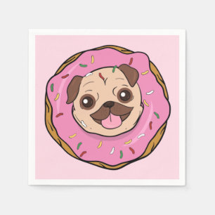Serviette En Papier Carlin à Donut