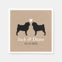 Carlin Chien Silhouettes Mariage Couple Personnali