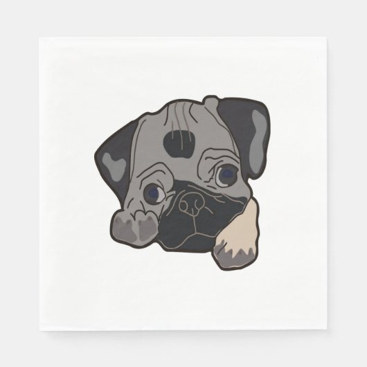 SERVIETTE EN PAPIER CARLIN PUPPY (Devant)