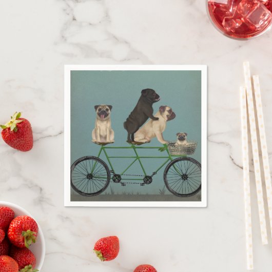 Serviette En Papier Carlin Tandem (En situation)