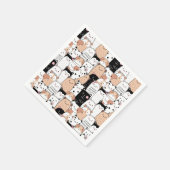 Serviette En Papier Carlins mignons (Coin)