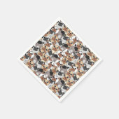 Serviette En Papier Carlins mignons (Coin)