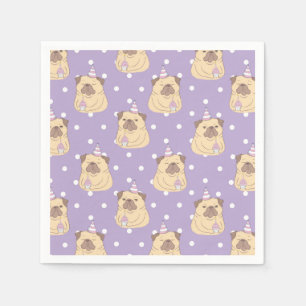 Serviette En Papier Carlins mignons