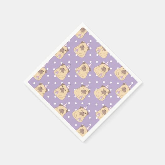 Serviette En Papier Carlins mignons (Coin)