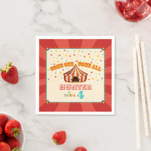 Serviette En Papier Carnaval Anniversaire Napkin