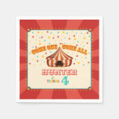 Serviette En Papier Carnaval Anniversaire Napkin (Devant)