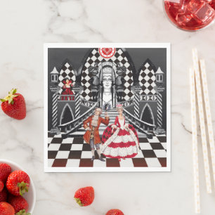 Serviette En Papier Carnaval dans un pays magique