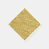 Serviette En Papier Carnaval d'or Arlequin Diamonds Papier (Coin)