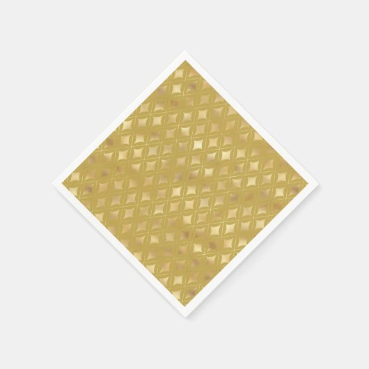 Serviette En Papier Carnaval d'or Arlequin Diamonds Papier (Coin)