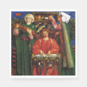 Serviette En Papier Carol de Noël (Noël) (Dante Gabriel Rossetti) (Devant)