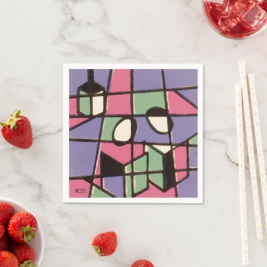 Serviette En Papier Caroleurs (En situation)