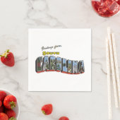 Serviette En Papier Caroline du Sud (En situation)