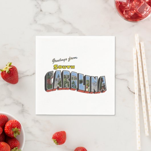 Serviette En Papier Caroline du Sud (En situation)