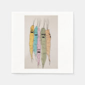 Serviette En Papier Carottes Covid "Carottes mutuelles" (Devant)