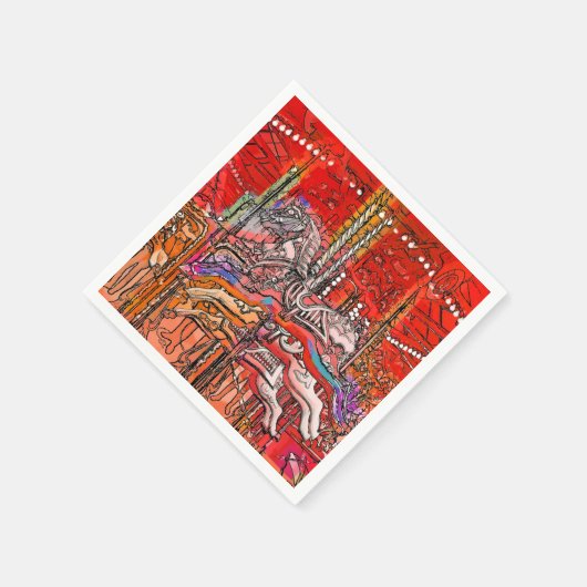 SERVIETTE EN PAPIER CAROUSEL (Coin)