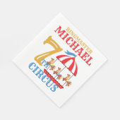 Serviette En Papier Carousel Cirque Carnaval Anniversaire de fête Napk (Coin)