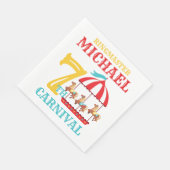 Serviette En Papier Carousel Cirque Carnaval Anniversaire de fête Napk (Coin)