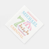 Serviette En Papier Carousel Cirque Carnaval Anniversaire de fête Napk (Coin)