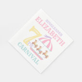 Serviette En Papier Carousel Cirque Carnaval Anniversaire de fête Napk (Coin)
