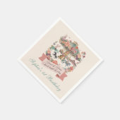 Serviette En Papier Carousel Horse Carnaval Fête d'anniversaire (Coin)