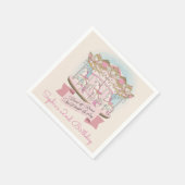 Serviette En Papier Carousel Horse Cirque Carnaval Fête d'anniversaire (Coin)