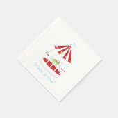 Serviette En Papier Carousel Napkin customisé (Coin)