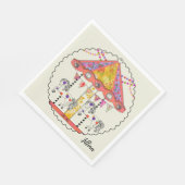 Serviette En Papier Carousel Party Napkin (Coin)